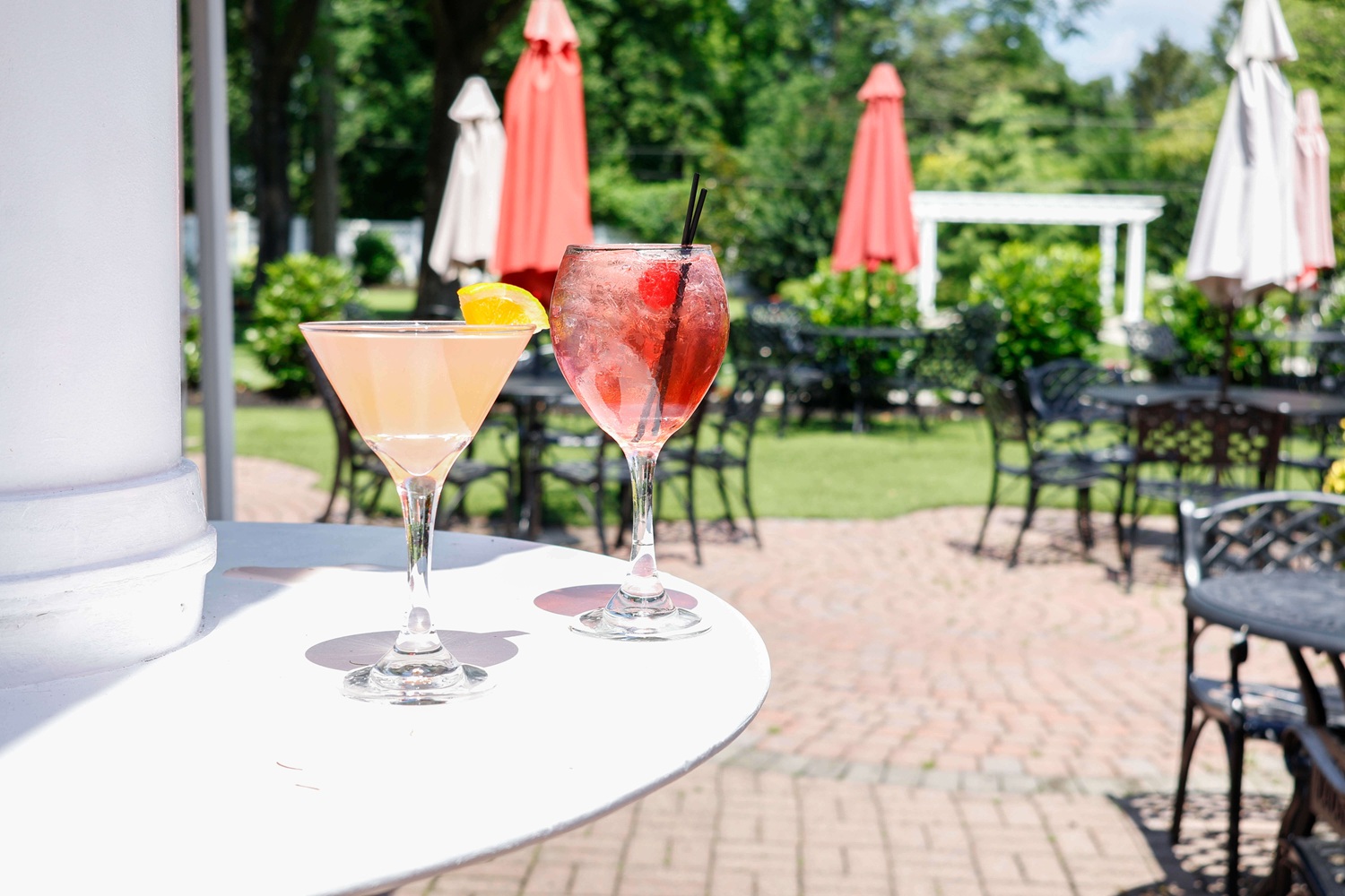 Outdoor cocktails