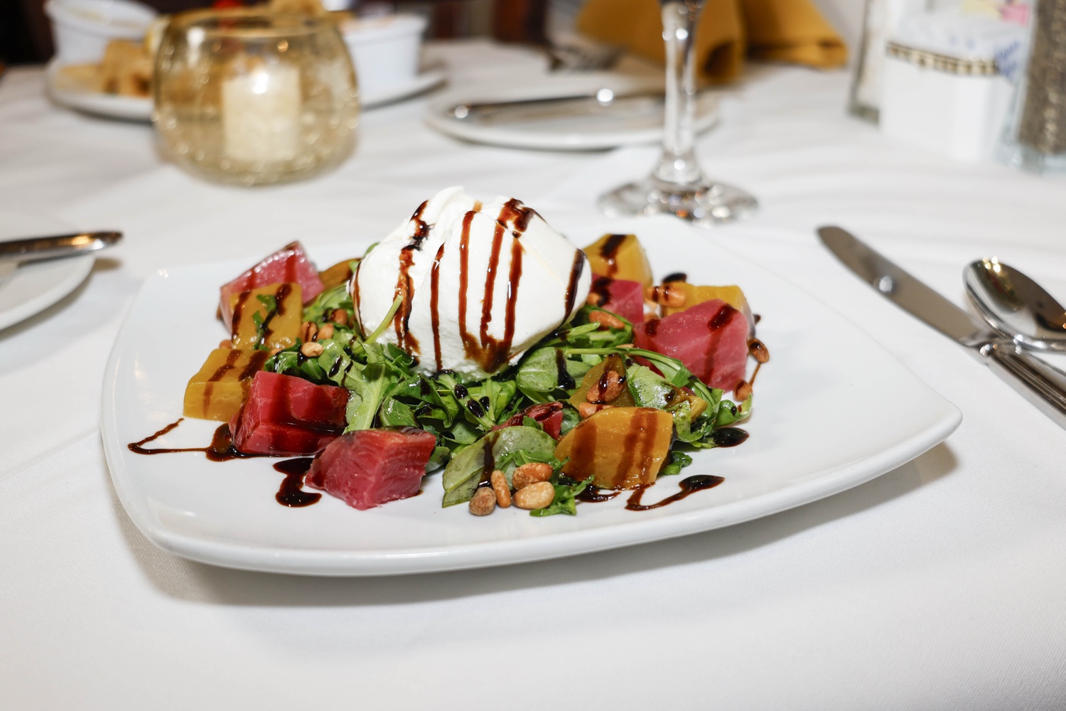 Roasted Beet Burrata Salad