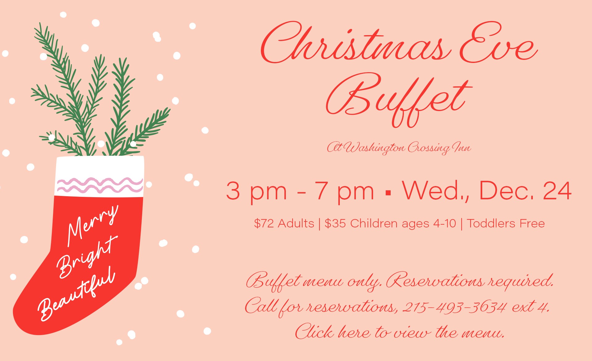 Christmas Eve Buffet