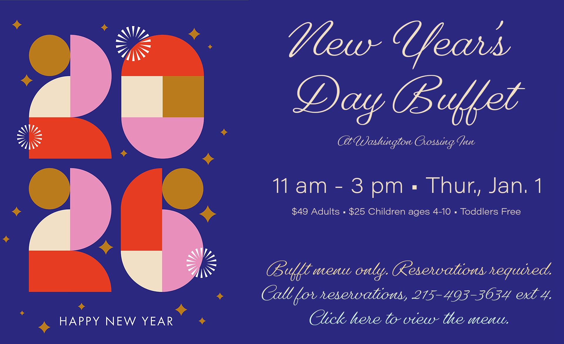 New Year's Day Buffet